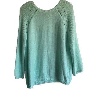 H&M Seafoam Green Knit Sweater